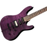 Kramer Striker Figured HSS Electric Guitar Transparent Purple