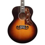 Sigma SGJA SG VSB All Solid Grand Jumbo with Vintage Sunburst A E G with Bag