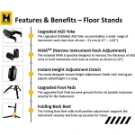 Hercules GS432B PLUS Tri Guitar Stand with Auto Grip System 3