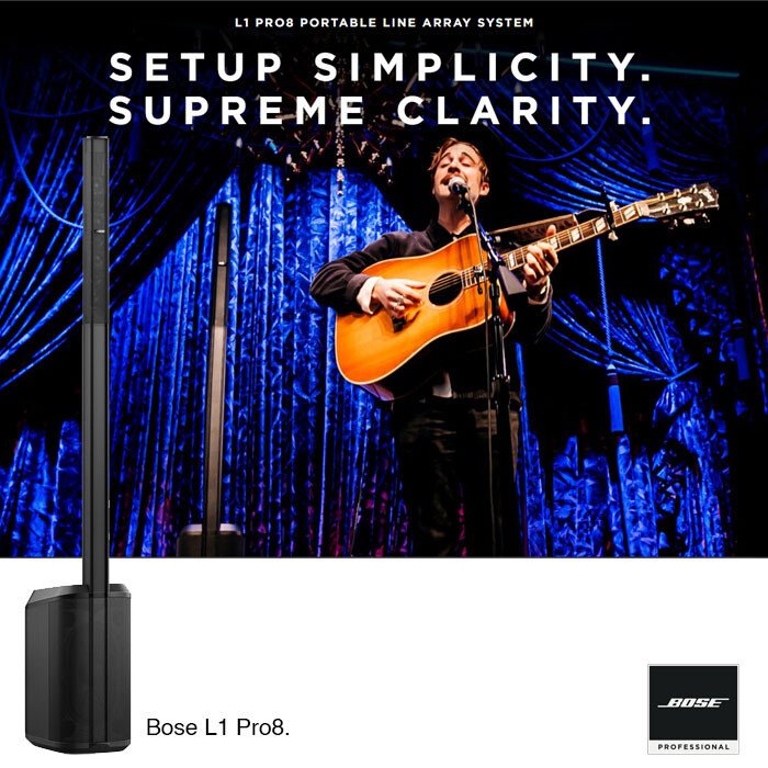 Bose L1 Pro8 - Speaker Portable Line Array Sistem | Untuk Band & DJ  Performance, Speech (Pidato), Video Conference