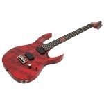 Solar A2.6 Canibalismo+ Blood Red Open Pore with Blood Splatter Electric Guitars 1