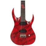 Solar A2.6 Canibalismo+ Blood Red Open Pore with Blood Splatter Electric Guitars 2