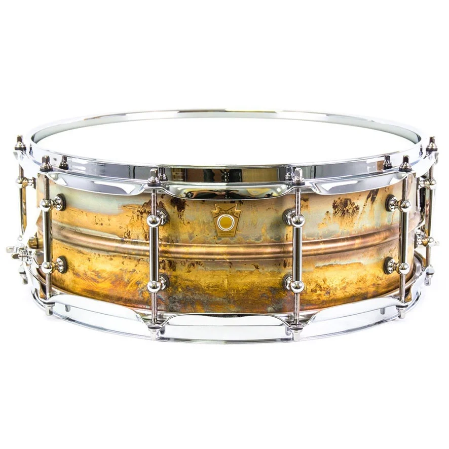 Ludwig Black Beauty Raw Brass Tube Lug LB454RT 5″x14″ Snare Drum LB454RT