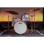 Ludwig Continental Club LCLUB20WMDIR 20" White Marine Pearl 4 Piece Drum Set - Gambar 2