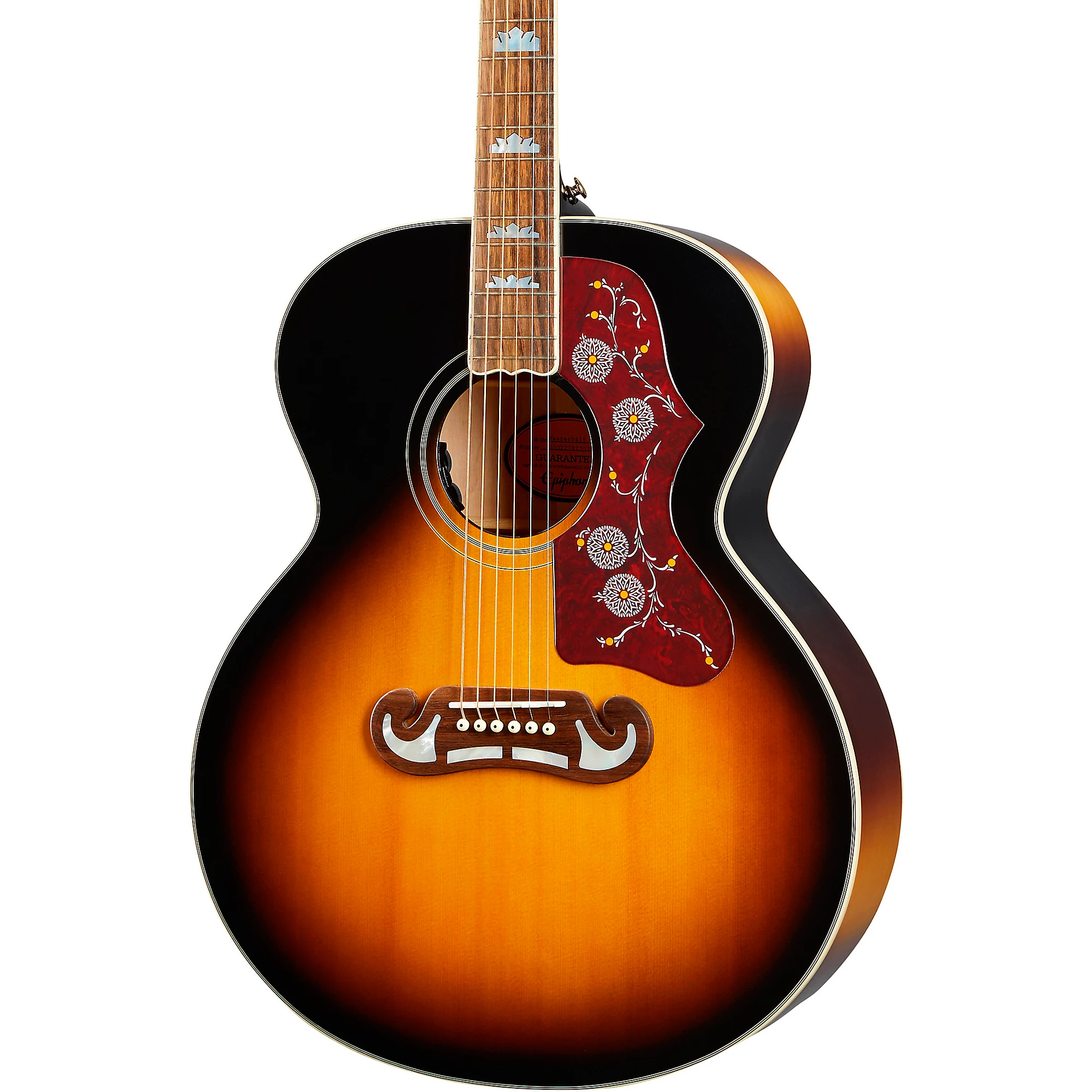 Epiphone J All Solid Wood Aged Vintage Sunburst Gloss Acoustic Electric Guitar Epiphone J All Solid Wood Aged Vintage Sunburst Gloss Acoustic Electric Guitar