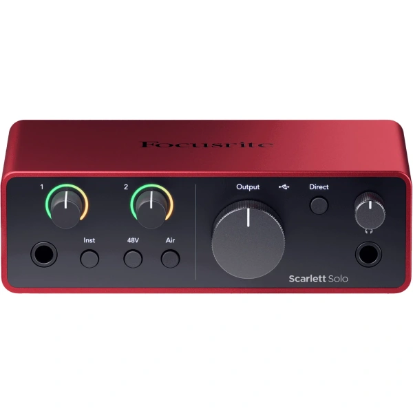 Focusrite Scarlett Solo 4th Gen USB Audio Interface