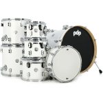 PDP Concept Maple PDCM2217PW Pearlescent White Lacquer 7 Piece Drum Kit - Gambar 4