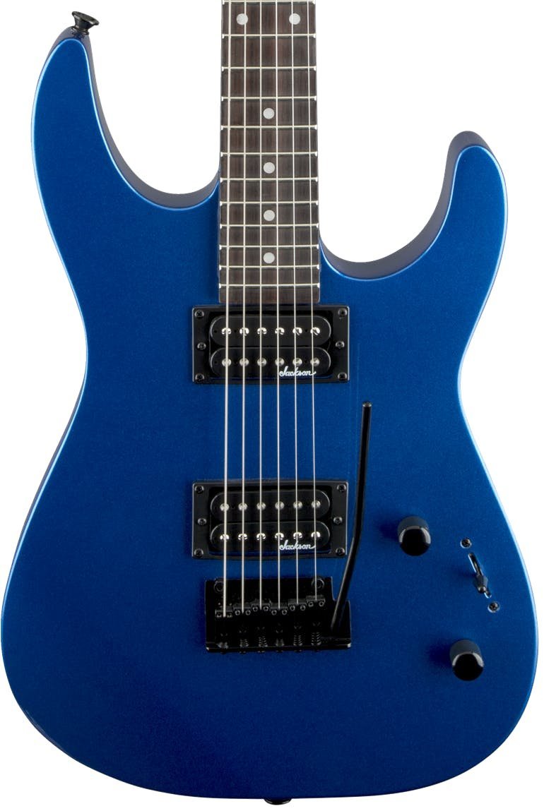 Jackson Dinky JS Electric Guitar Amaranth FB Metallic Blue Jackson Dinky JS Electric Guitar Amaranth FB Metallic Blue