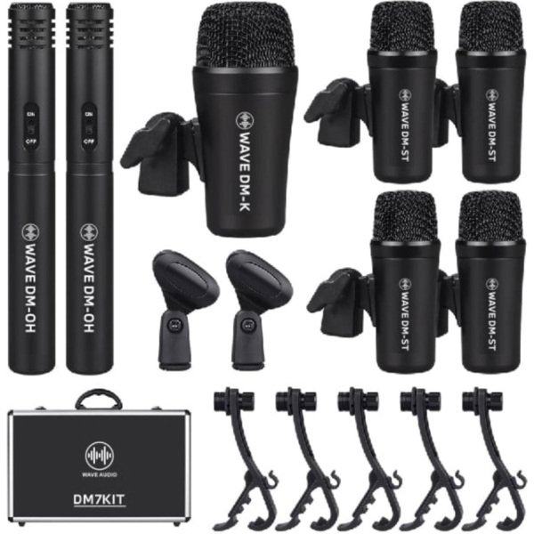 Wave Audio DM7Kit 7 Mic Drum Set