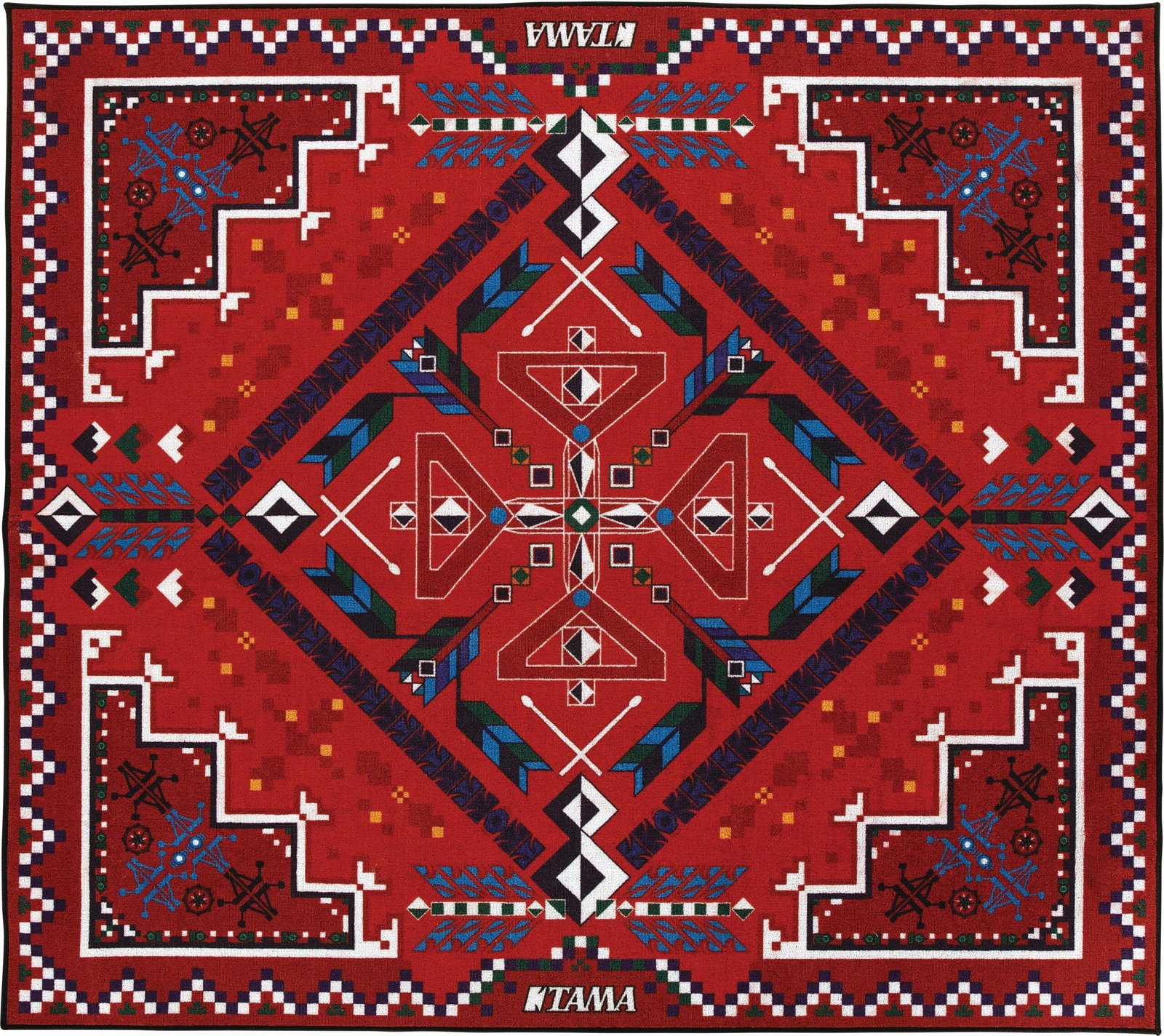 Karpet Drum Tama TDR SW Drum Rug, Southwestern Design Karpet Drum Tama TDR SW Drum Rug Southwestern Design