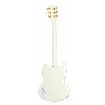 Epiphone 1963 Les Paul SG Custom with Maestro Vibrola Electric Guitar Include Hardcase  Classic White 2