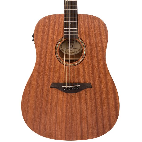 Vintage VEMH Mahogany Dreadnought Electric Acoustic Guitar