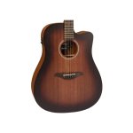 Vintage VEWK Statesboro Dreadnought Electric Acoustic Guitar Whisky Sour