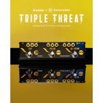 Donner Triple Threat 3 in 1 Analog Multi Effects Pedal