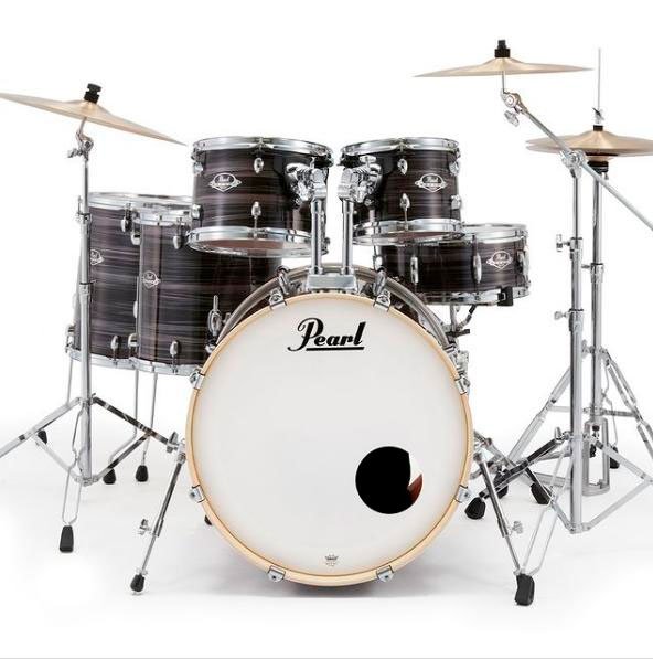 EXX726SPNC-MAT Pearl Export Exx726 SPN/C 6 Piece Drum Set, Metallic Amethyst Twist - Gambar 1