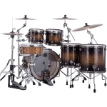 Mapex Saturn Evolution Workhorse SE728XMBMZ 6 Piece Drum Set, Exotic Night Forest Burst