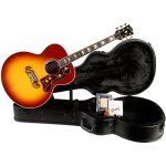 Gibson SJ Studio Rosewood Acoustic Electric Guitar with Case Rosewood Burst with Gloss Top