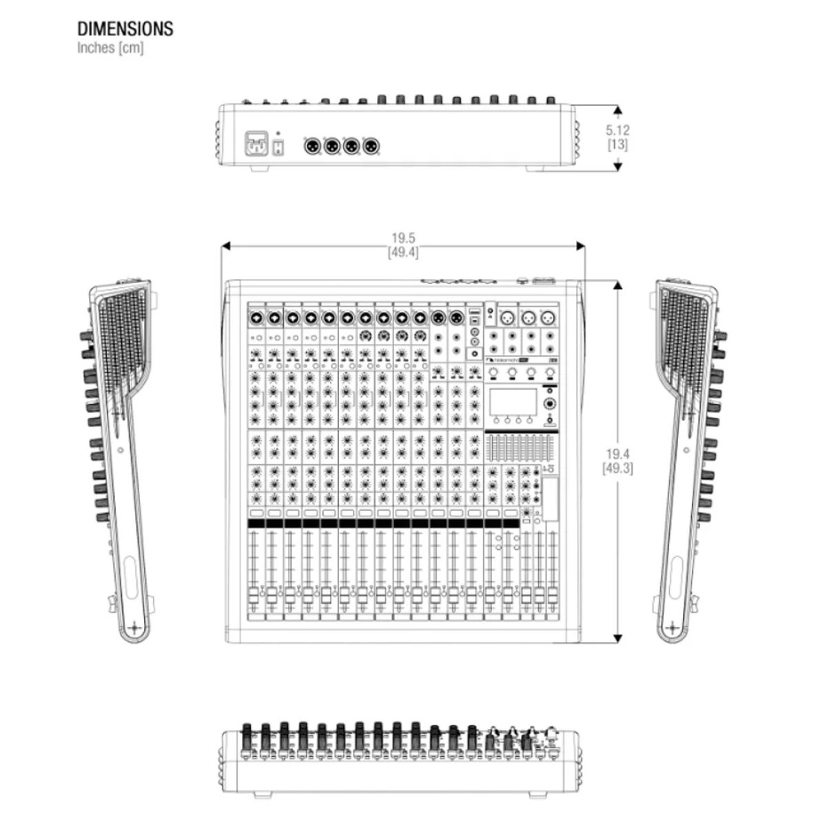 Jual Nakamichi ZX 16 Professional 16 Channel Audio Mixer - Galeri