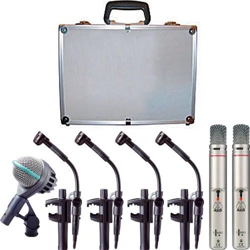 products akg drumset ii big deluxe drum mic package a66469