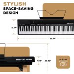products alesis recital home 88 key digital pianos with stand black a167045