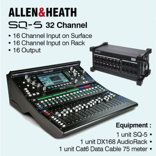 products allen and heath sq 5 32 channel digital mixer a116853