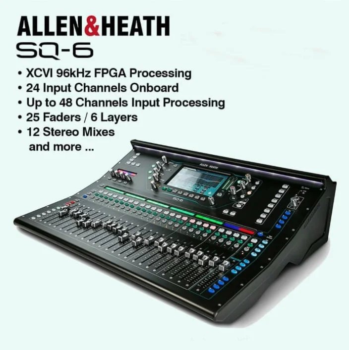 products allen and heath sq 6 24 channel digital mixer a116860 products allen and heath sq 6 24 channel digital mixer a116860
