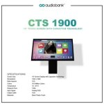 products audiobank cts 1900 touchscreen monitor 19 inch a140454