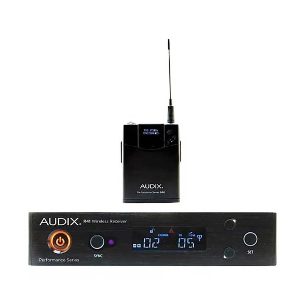 products audix ap41 bp wireless microphone system r41 diversity receiver a149544