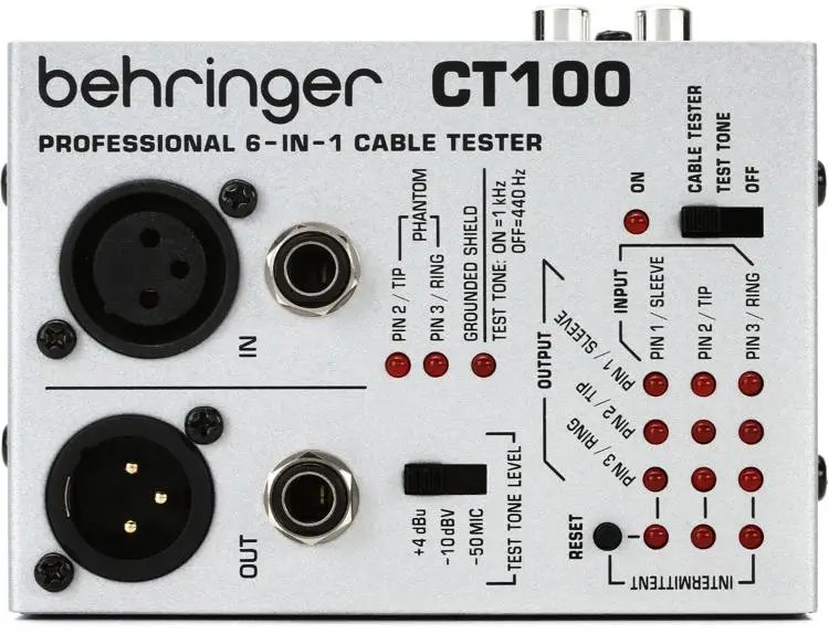 products behringer ct100 6 in 1 cable tester a108878 products behringer ct100 6 in 1 cable tester a108878