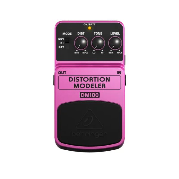 products behringer dm100 distortion modeler guitar bass effects pedal a68112
