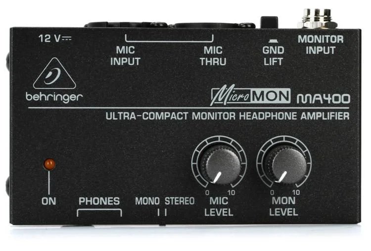 products behringer ma400 micromon monitor headphone amplifier a152516 products behringer ma400 micromon monitor headphone amplifier a152516