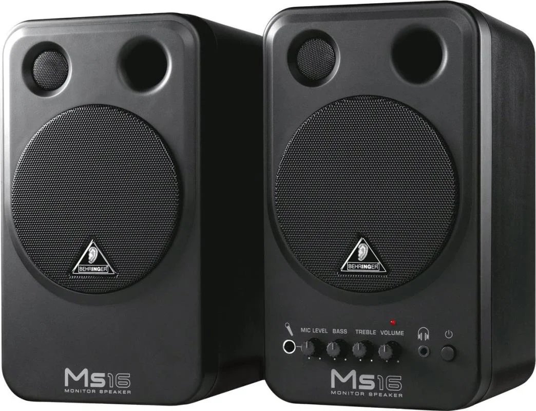 products behringer ms16 16 watt powered monitor system pair a152543 products behringer ms16 16 watt powered monitor system pair a152543