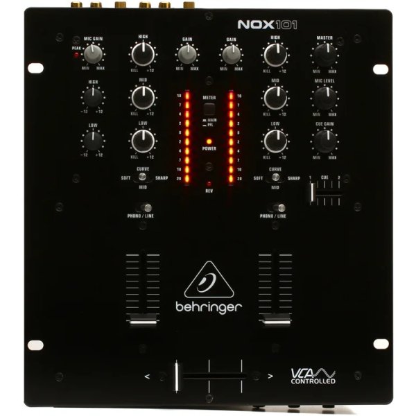 products behringer nox101 2 channel dj mixer a126132