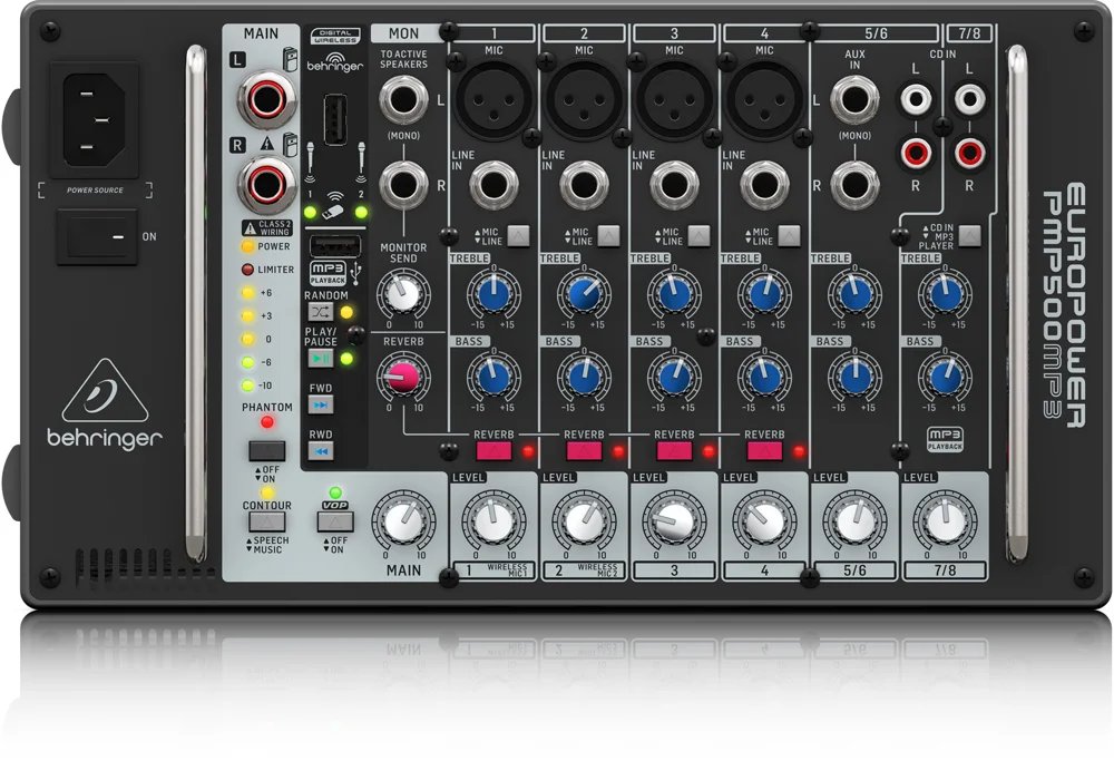 products behringer pmp500 mp3 500 watt 8 channel powered mixer with mp3 player a152502 products behringer pmp500 mp3 500 watt 8 channel powered mixer with mp3 player a152502