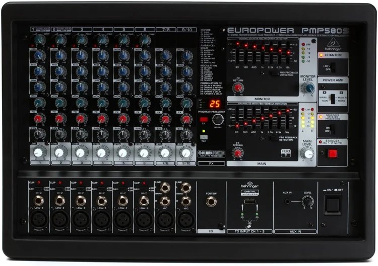 products behringer pmp580s 500w powered mixer a152504 products behringer pmp580s 500w powered mixer a152504