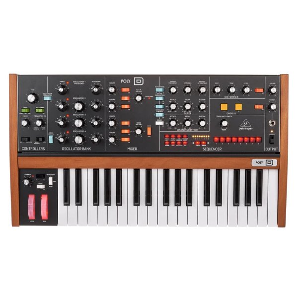 products behringer poly d 4 voice polyphonic analogue synthesizer a88586
