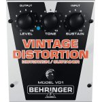 products behringer vintage distortion vd1 distortion sustainer effects pedal a70490