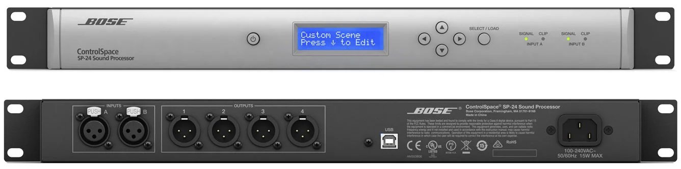 products bose controlspace sp24 sound processor a72848 products bose controlspace sp24 sound processor a72848