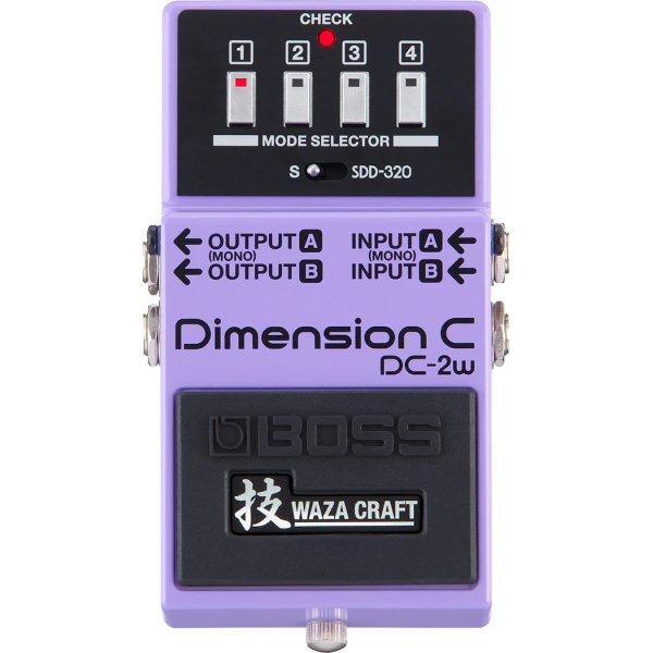 products boss dc2w waza craft dimension c pedal guitar effect a133625