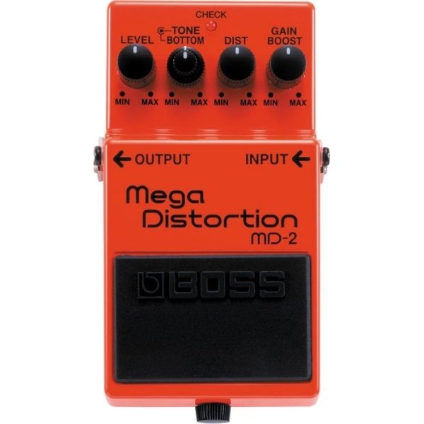 products boss md2 mega distortion pedal a134085