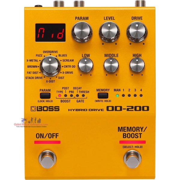 products boss od 200 hybrid drive effects pedal a126930