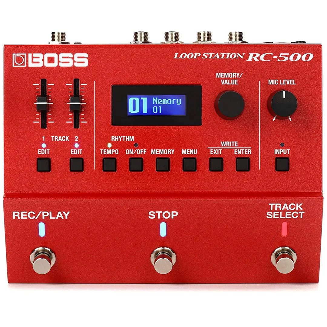 products boss rc500 loop station compact phrase recorder guitar effect pedal a134159 products boss rc500 loop station compact phrase recorder guitar effect pedal a134159