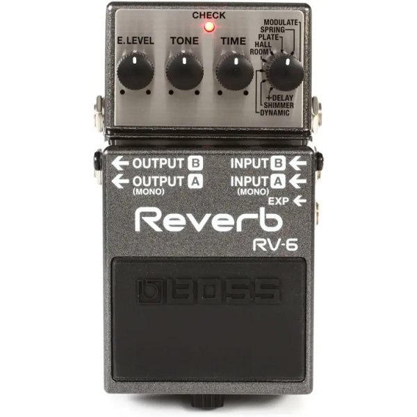 products boss rv6 digital reverb effects pedal a134268