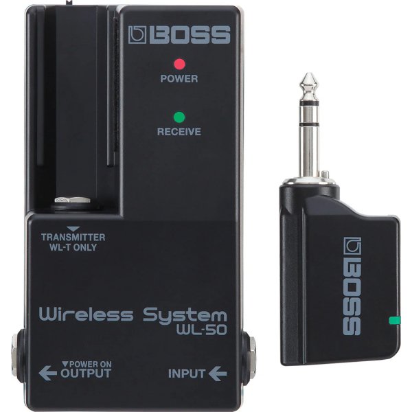 products boss wl 50 plug and play stompbox sized guitar wireless system a162911