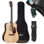 products cort earth pack op acoustic guitar set with bag a161678