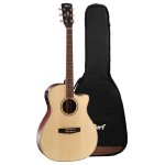 products cort ga medx op acoustic electric guitar with bag a146681