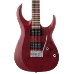 products cort x100 opbc electric guitar open pore black cherry 8811