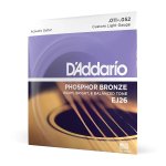 products d addario ej26 phosphor custom light acoustic guitar strings a147330
