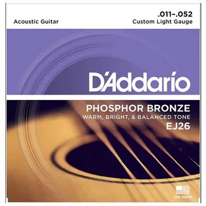 products d addario ej26 phosphor custom light acoustic guitar strings a147331 products d addario ej26 phosphor custom light acoustic guitar strings a147331