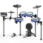 products donner backbeat electric drum set with high tech 7 inch touchscreen a166740
